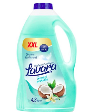 Кондиціонер-ополіскувач Lavara Tropical paradise для тканин 4.3 л